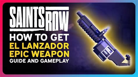 all saints row weapons|saints row el lanzador.